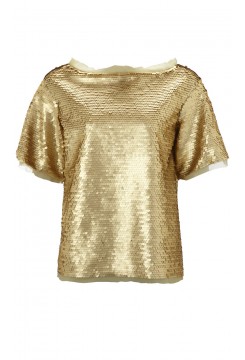 Gold Sequin T-shirt 