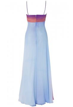 Dip-Dye Cascade Evening Gown 