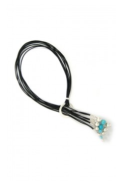 Andean Leather Cord Necklace 