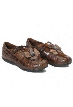Brown Corsage Sneakers