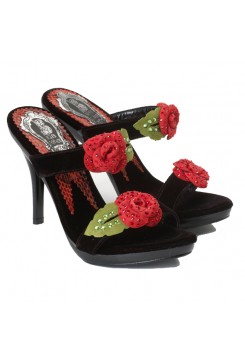 Red Rose Sandals