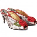 Leopard Rose sandals